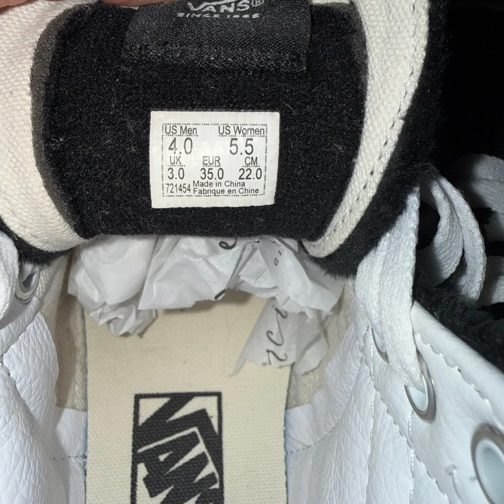 Vans Sk8-Hi Sherpa Camo Fuzzy High Top  Unisex W 5.5 / M 4.0 s Skater - Picture 5 of 6